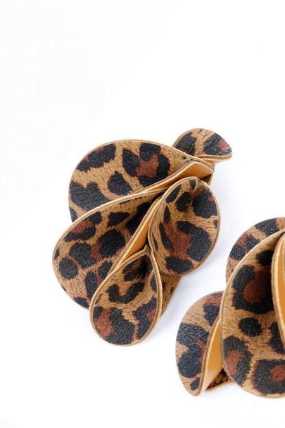 Cercei unicat - animal print