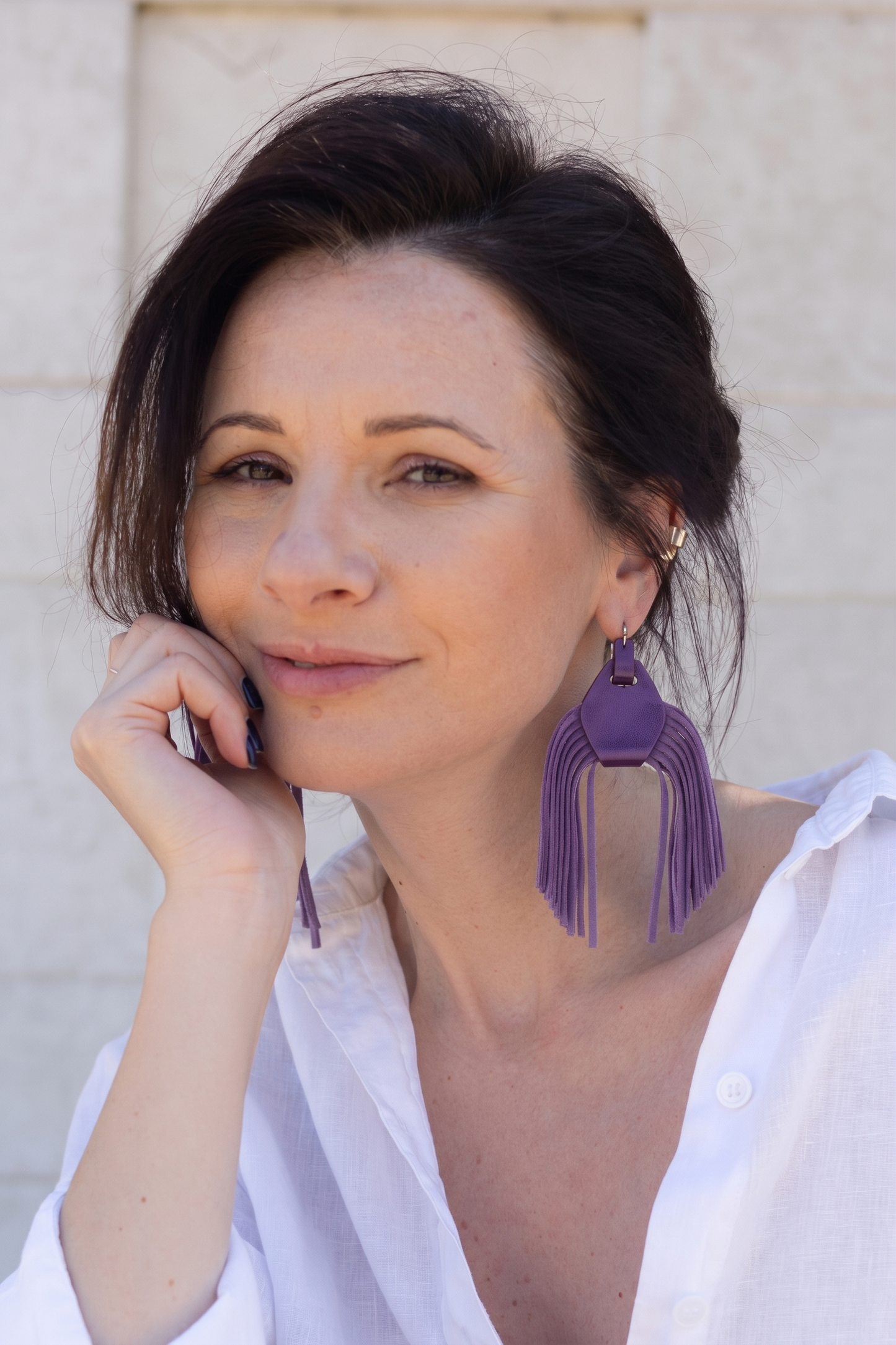 Cercei Franjuri - Violet