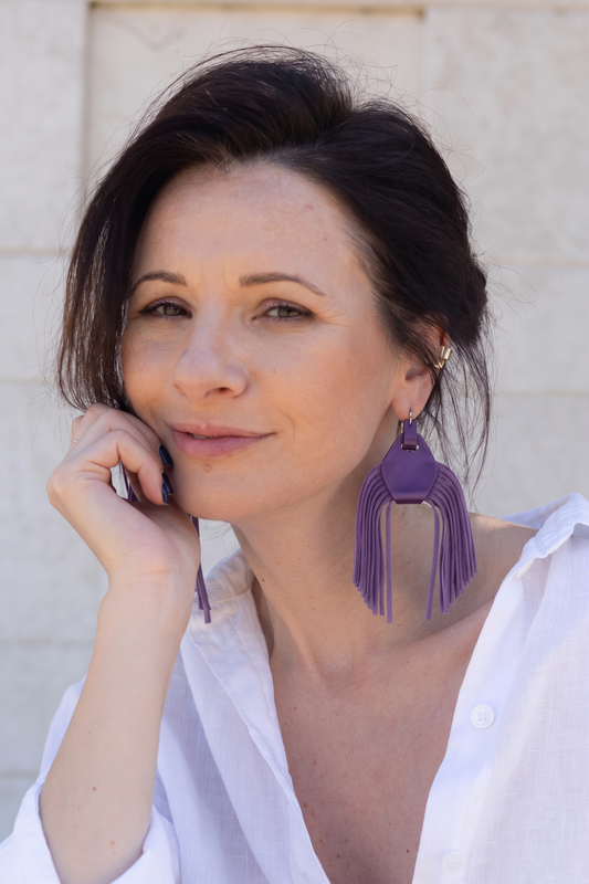 Cercei Franjuri - Violet