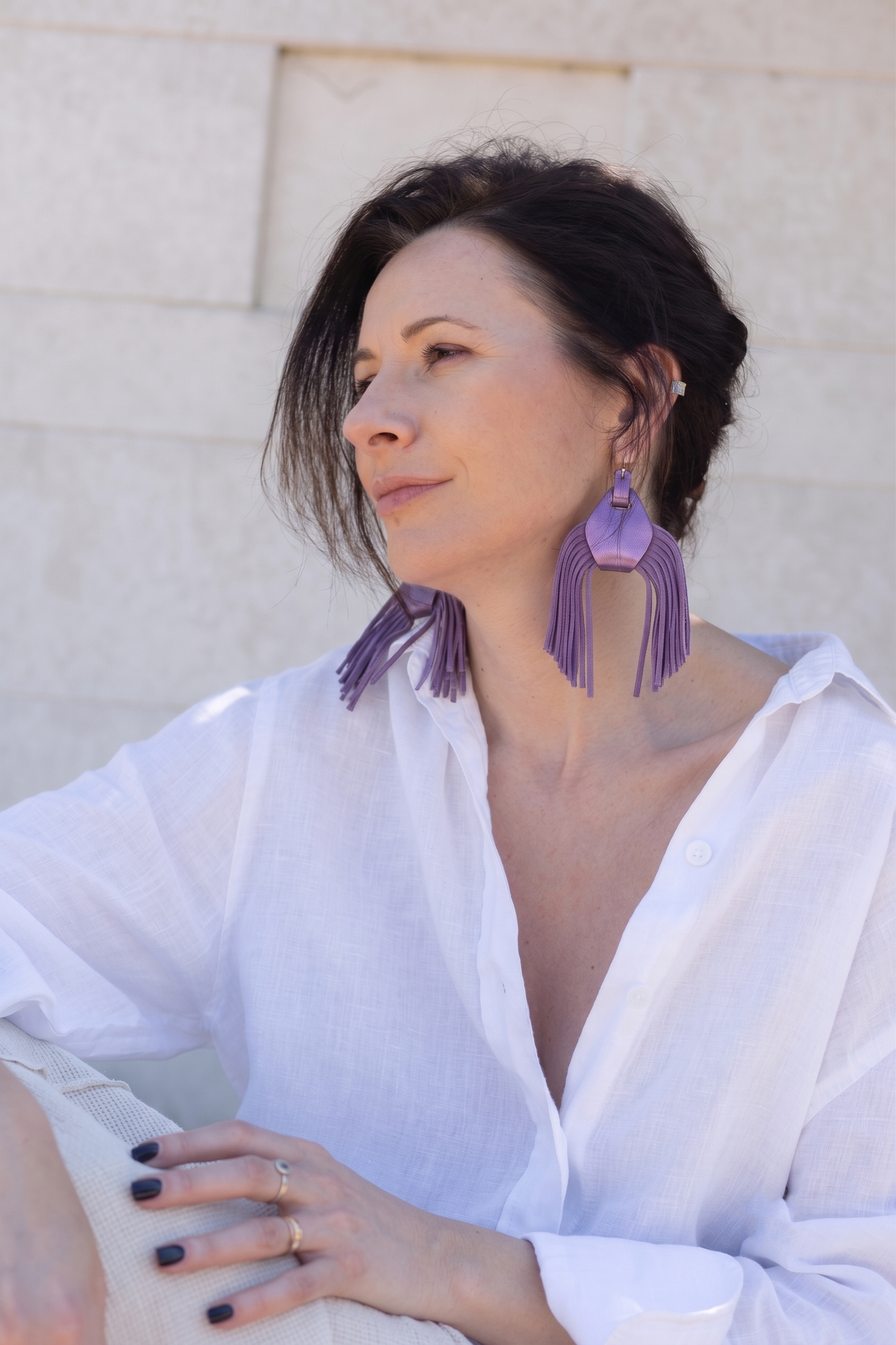 Cercei Franjuri - Violet