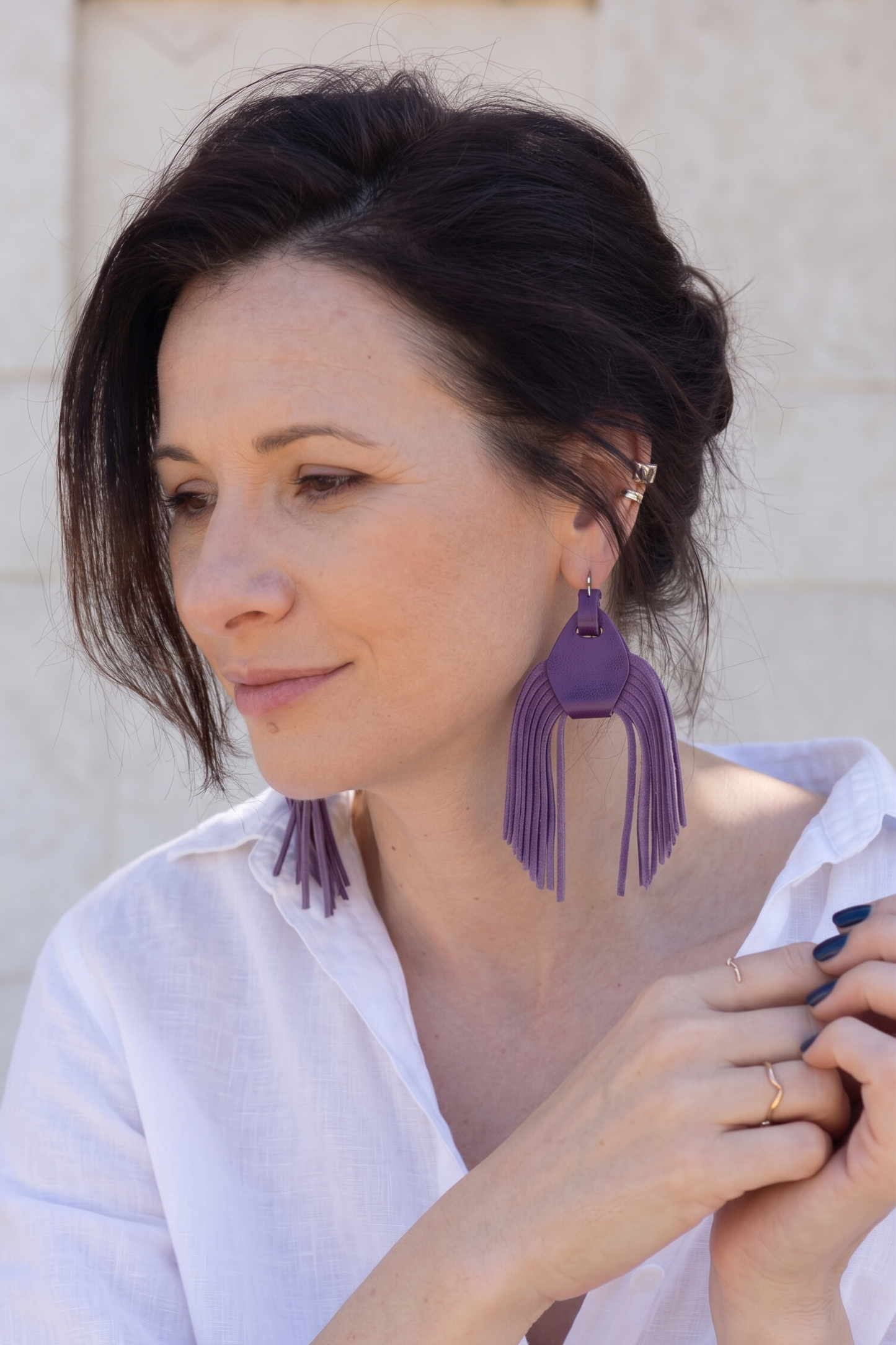 Cercei Franjuri - Violet