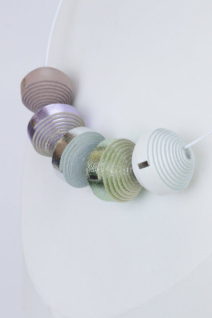 Colier + cercei (554) din piele