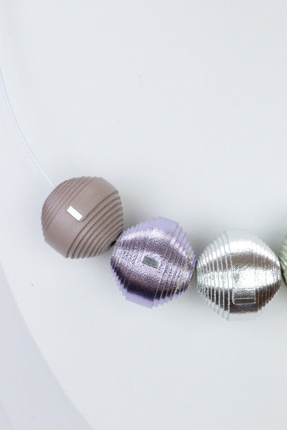 Colier + cercei (554) din piele