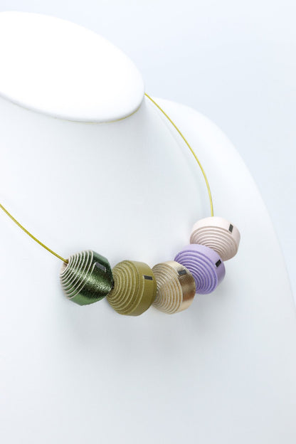 Colier + cercei (591) din piele