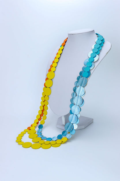 Colier din piele, unicat