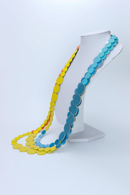 Colier din piele, unicat