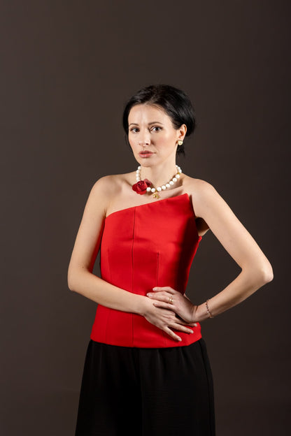 Colier unic cu onix mat