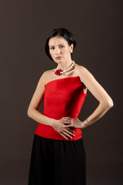 Colier unic cu onix mat