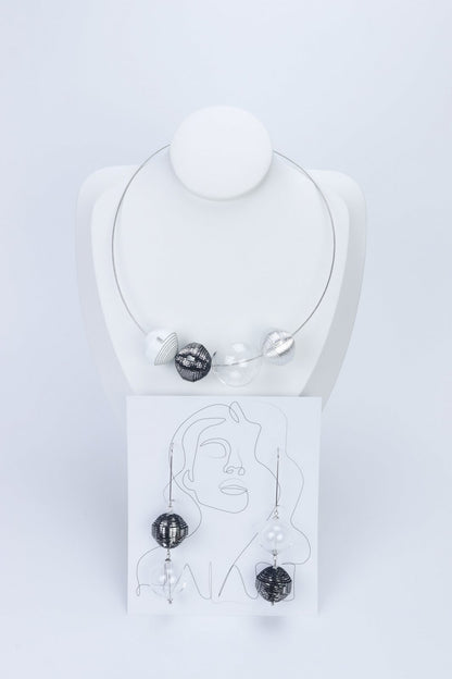 Set colier si cercei "Let me shine" 2 - Unicat