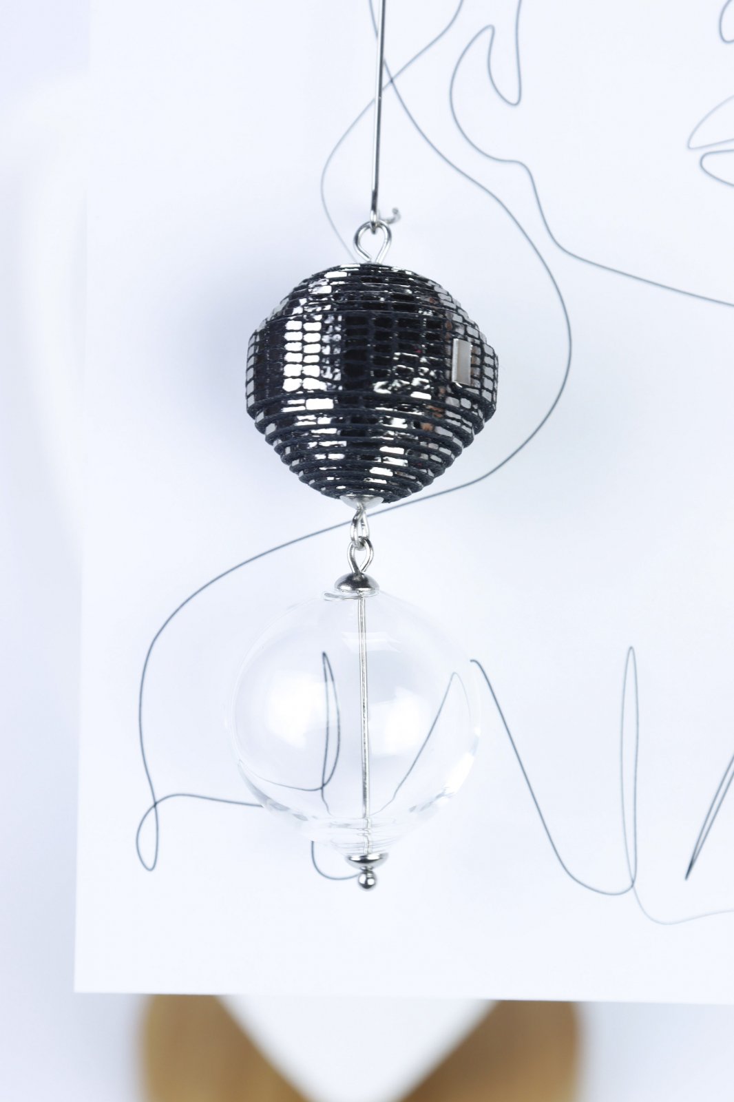 "Let me shine" necklace and earrings set 2 - Unique