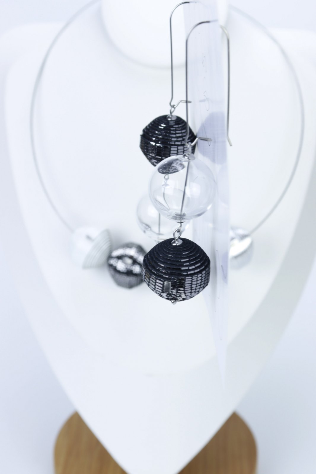 "Let me shine" necklace and earrings set 2 - Unique