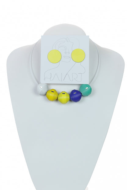 Set Cercei + Colier Leatherbonbon CAPRI (205)