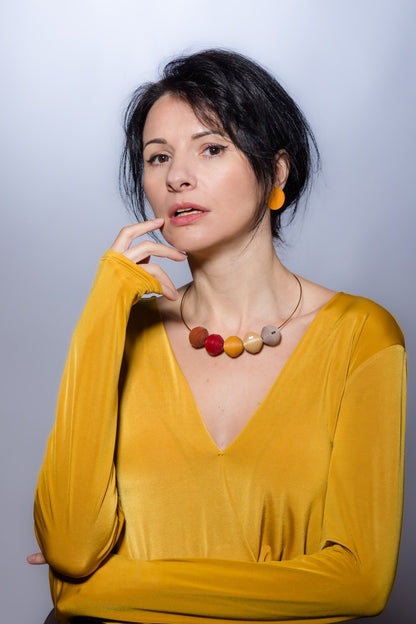 Colier Leatherbonbon (209) din piele