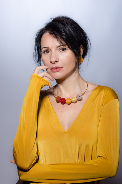 Colier Leatherbonbon (209) din piele