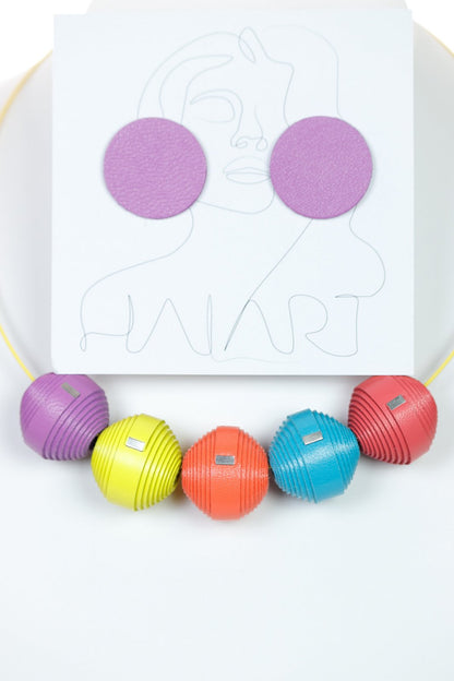 Set Cercei + Colier Leatherbonbon BURANO (213)