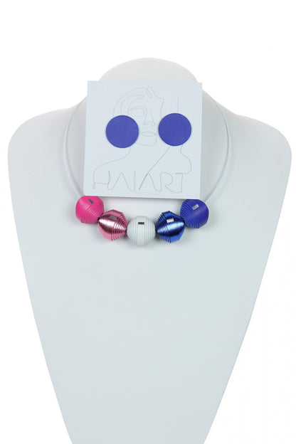 Set Cercei + Colier Leatherbonbon SANTORINI (220)