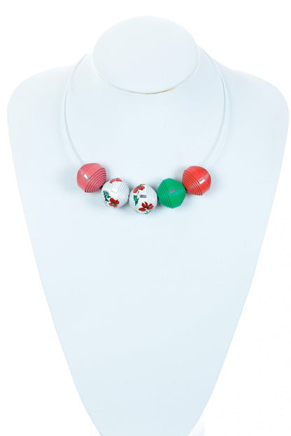 Colier Leatherbonbon pictat