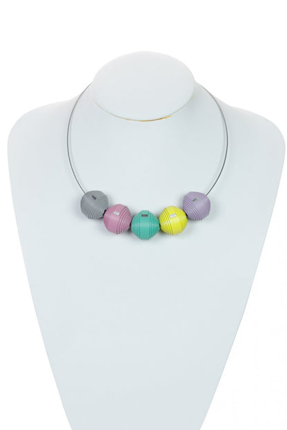 Colier Leatherbonbon PASTEL (230) din piele