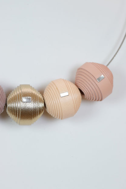 Set Colier + Cercei (232) din piele