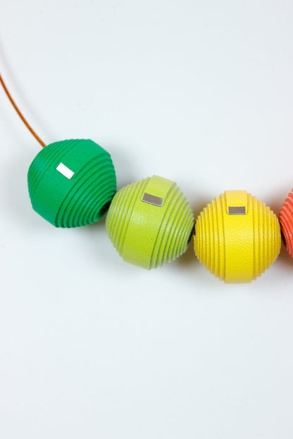 Set Colier Leatherbonbon + Cercei (243) din piele