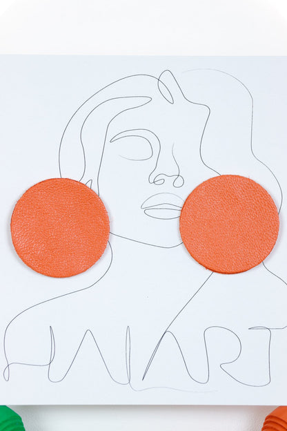 Set Colier Leatherbonbon + Cercei (243) din piele