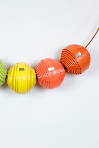 Set Colier Leatherbonbon + Cercei (243) din piele