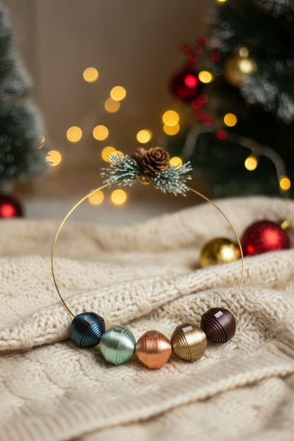 Colier Leatherbonbon (272) - fotografie produs setup Crăciun