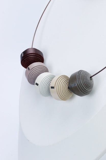 Colier Leatherbonbon (547) din piele