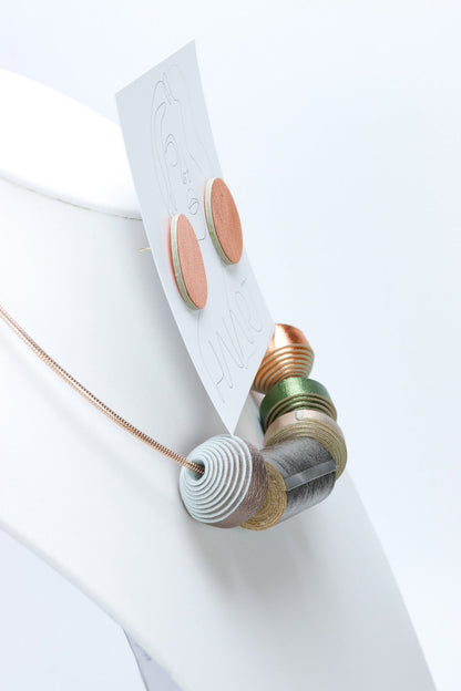 Set Cercei + Colier Leatherbonbon & Marshmellow