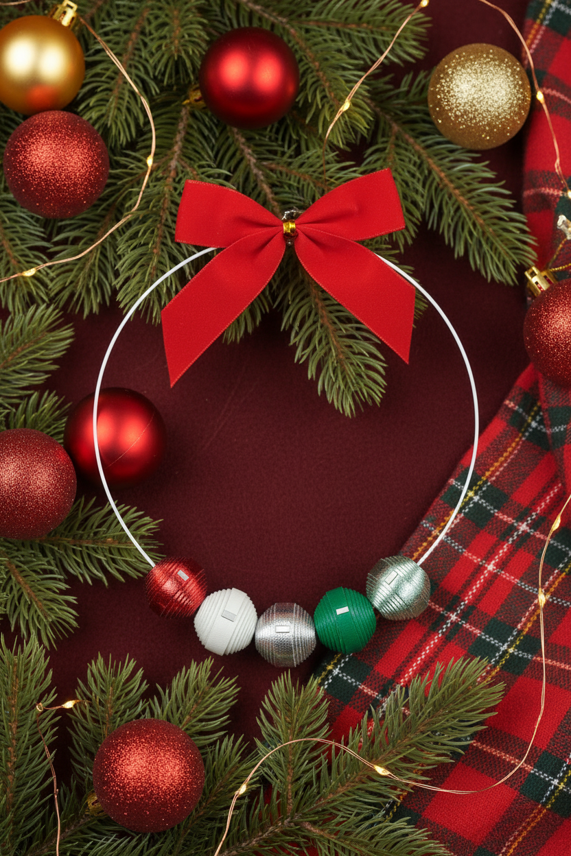 Colier Leatherbonbon - setup Crăciun proporții corecte