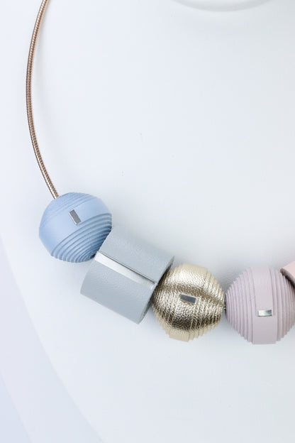 Set Colier si cercei Leatherbonbon