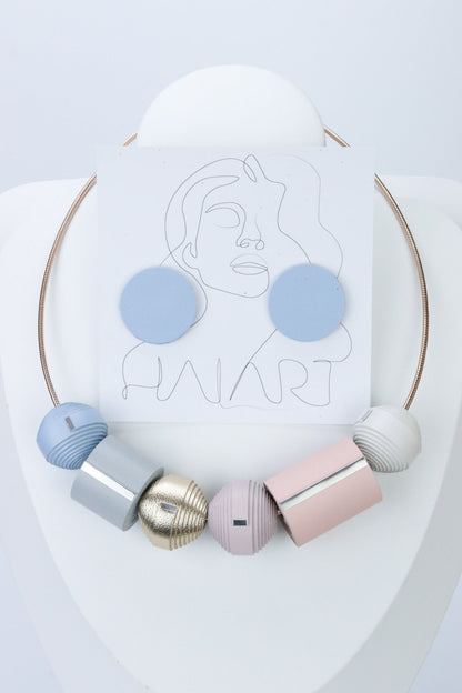 Set Colier si cercei Leatherbonbon