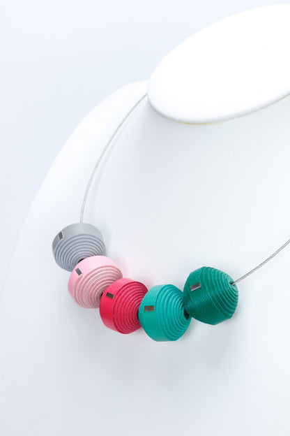 Colier leatherbonbon (592) din piele