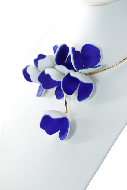 Set floral colier + cercei