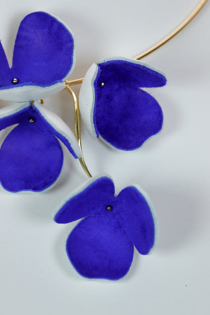 Set floral colier + cercei