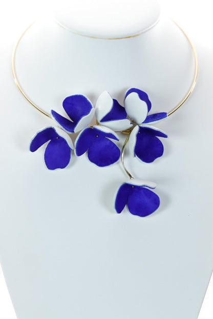 Set floral colier + cercei