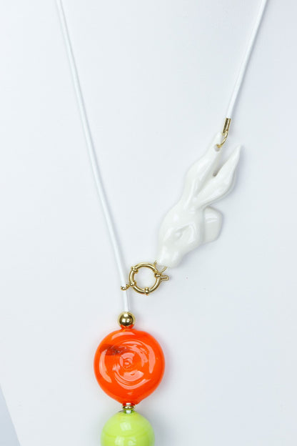 Colier unicat cu ceramica