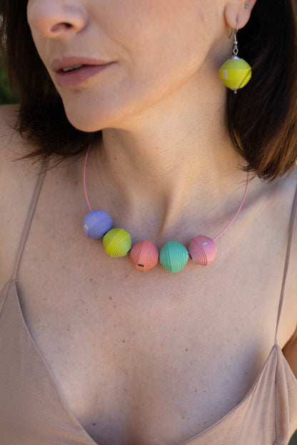 Set Colier + Cercei Leatherbonbon (302)