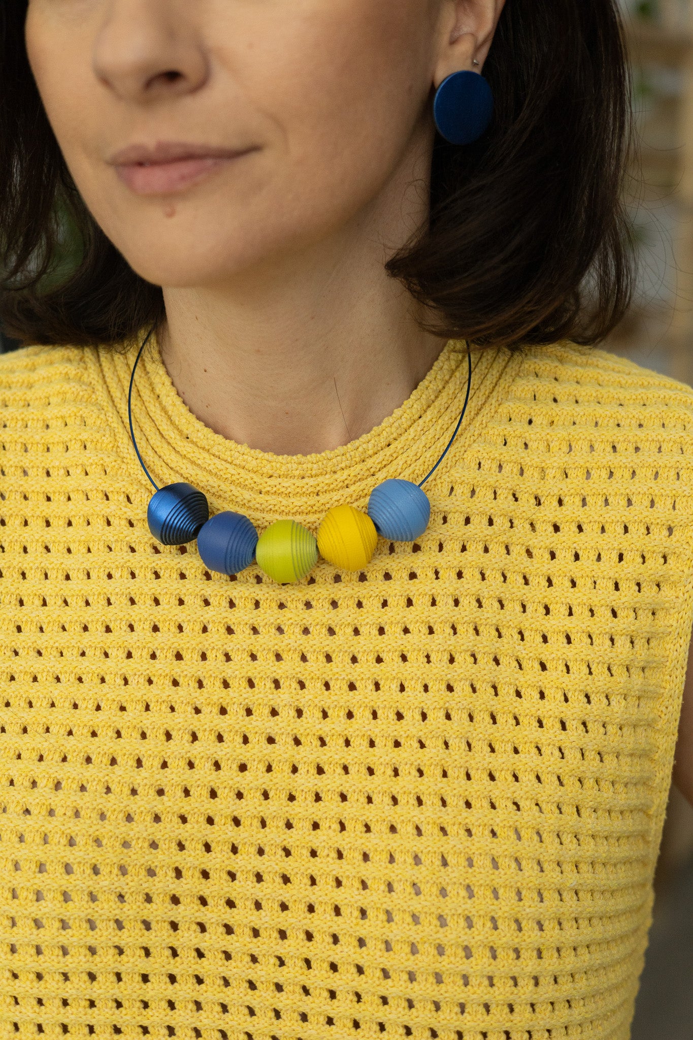 Set Colier Leatherbonbon + Cercei Geometrici (314)