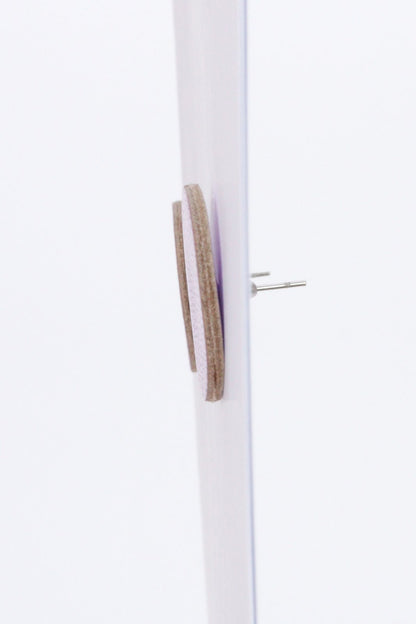 Cercei cerc - Lila sidefat