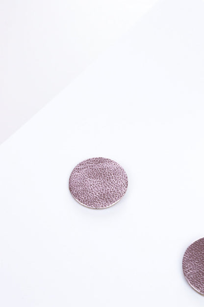 Cercei cerc - Lila sidefat