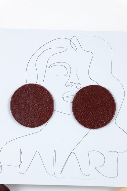 Set Colier Leatherbonbon + Cercei (246) din piele