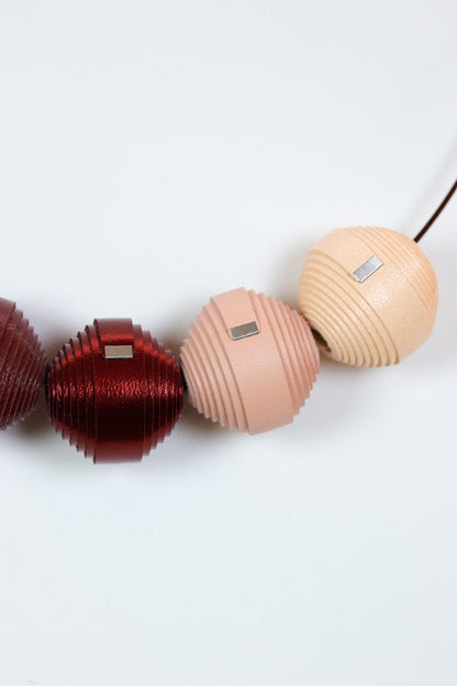 Set Colier Leatherbonbon + Cercei (246) din piele