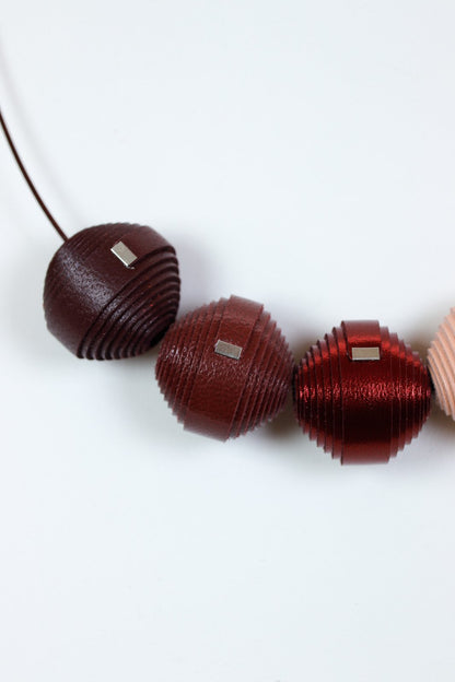 Set Colier Leatherbonbon + Cercei (246) din piele