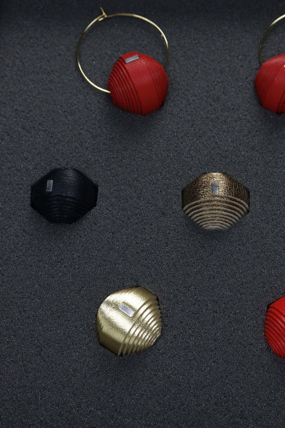 Set Colier si Cercei leatherbonbon