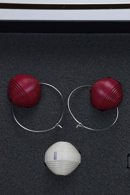 Set Colier si Cercei leatherbonbon