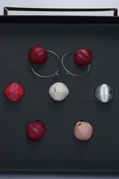 Set Colier si Cercei leatherbonbon