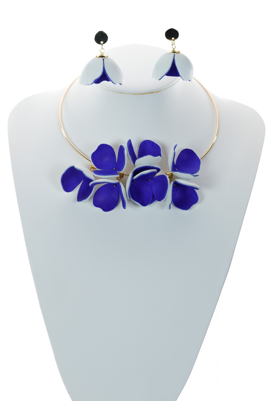 Set floral colier + cercei