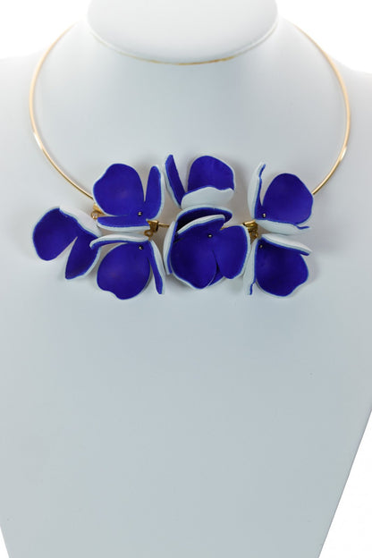 Set floral colier + cercei