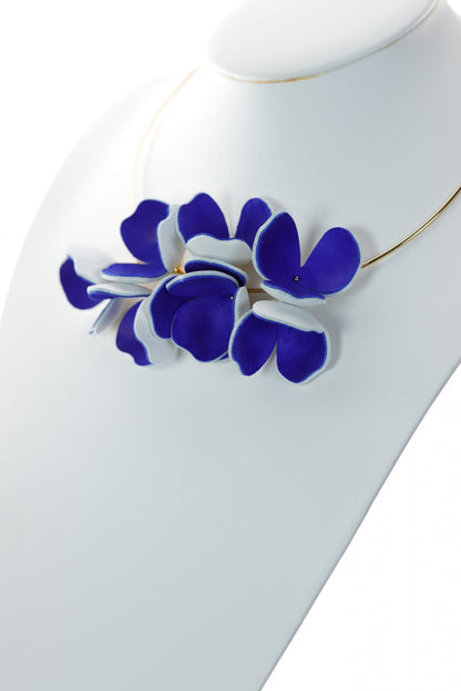 Set floral colier + cercei